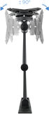 Soporte de Pared Tooq Tilt e GiRatónrio 3 Pivots 13" a 27" Max. 15kg Negro image number null