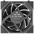 Ventilador Lian Li UNI FAN TL120 LCD FLEX Wireless Negro 120mm image number null