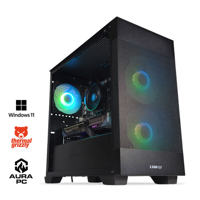 Ordenador AURA Gamer-PC Ryzen 5 7500F 32GB DDR5 1TB RX 9060 XT 16GB WiFi W11 image number 0