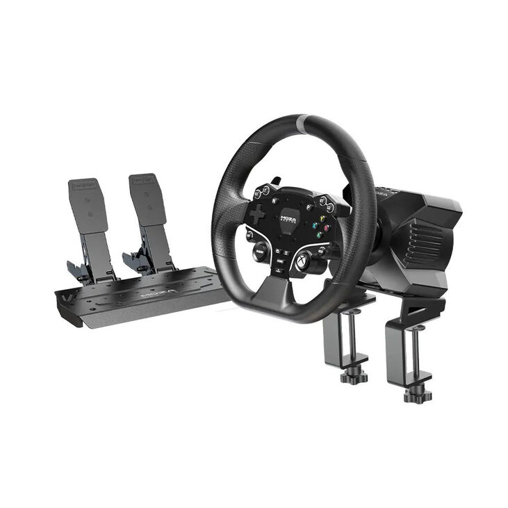 Conjunto MOZA Racing R3 Racing Simulator XBOX y PC ( Base Volante R3 + Volante ES + Pedais SR-P + Suporte de Mesa R5) image number 0