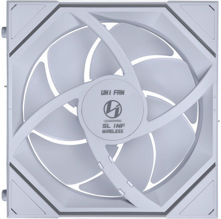 Ventilador Lian Li UNI FAN SL120 Infinity Wireless RGB PWM Blanco 120mm image number 5