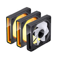 Ventilador Jonsbo ZK-120BR ARGB Reversed PWM Preto - 120mm (3PACK)