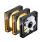 Ventilador Jonsbo ZK-120BR ARGB Reversed PWM Preto - 120mm (3PACK)