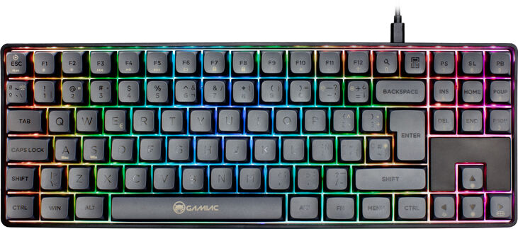 Teclado GAMIAC TKL90G, Kailh Blue, Negro/Grís - Mecánico (ES) image number 0