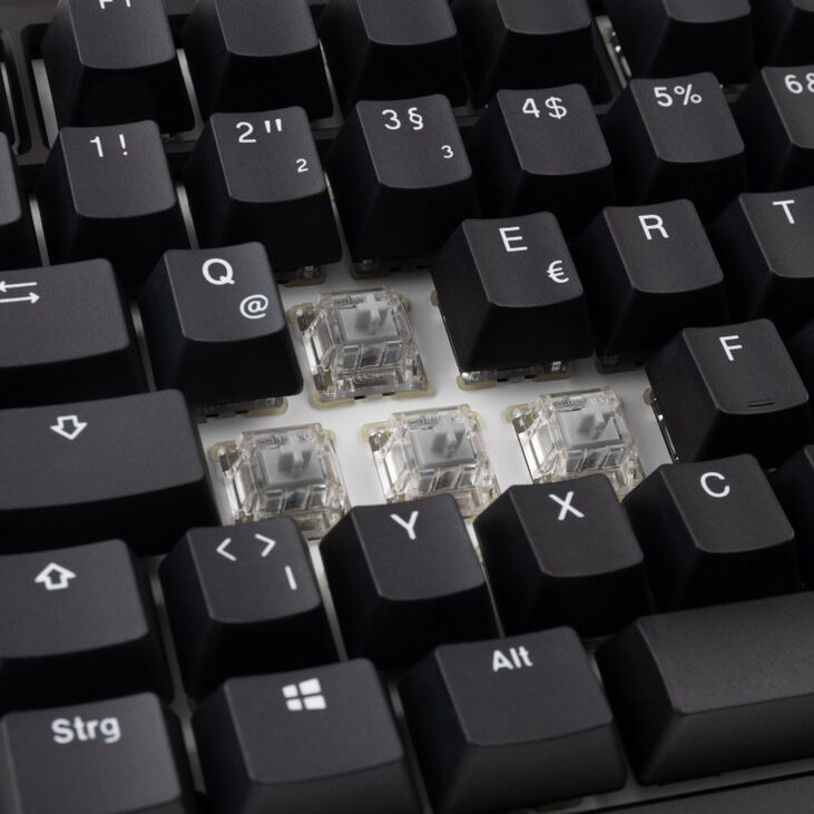 Teclado Mecânico Ducky Tinker65 75% RGB Black MX Speed Silver (ES) image number 2