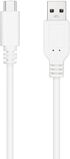 Cable USB 2.0 3A Nanocable USB-C/M para USB-A/M 2 M Blanco image number null