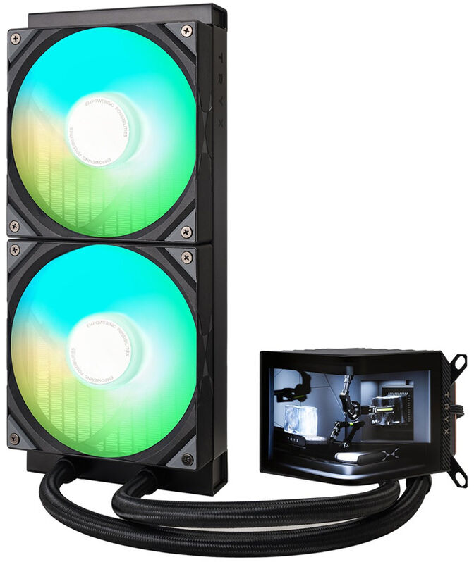 Water Cooler CPU TRYX Panorama 280 ARGB Negro image number 0