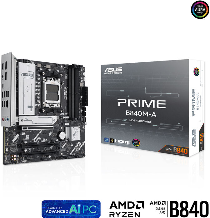 Placa Base Asus PRIME B840M-A-CSM image number 0