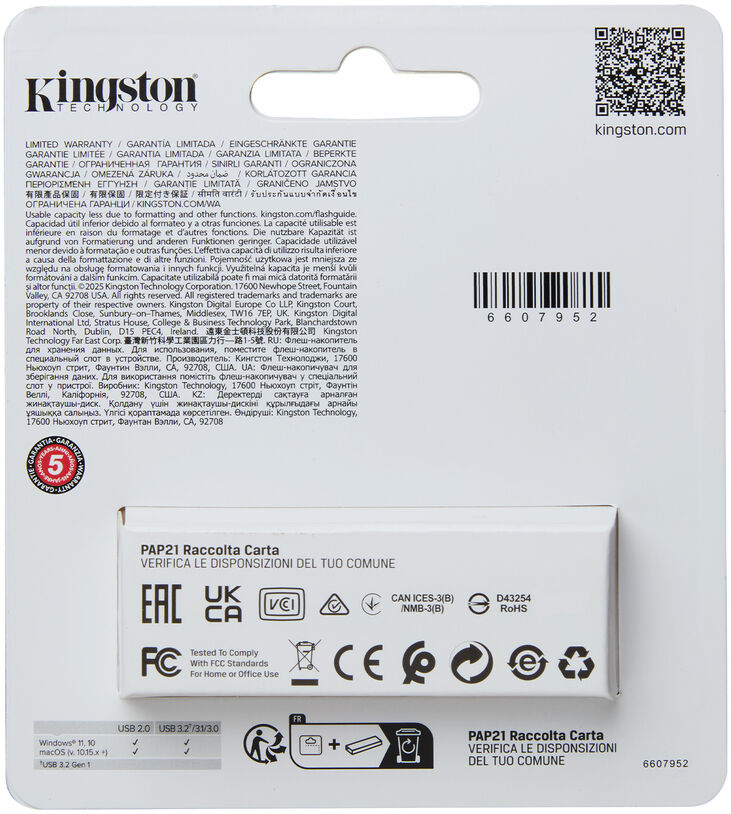 Pen Kingston DataTraveler Exodia S 256GB USB3.2 Gen 1 image number 3