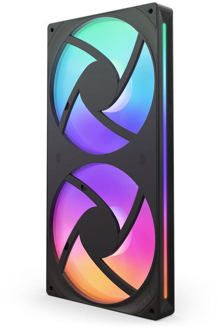 Ventilador NZXT F280 RGB Core Single-Frame Negras - Duplo Ventílador 140mm (280mm) image number 1