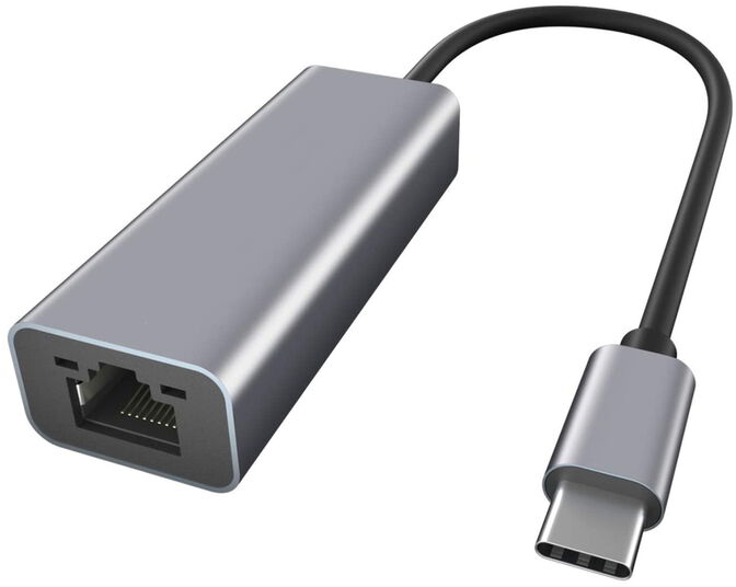Adaptador Gigabit Ewent USB-C para Gigabit Gris image number 0