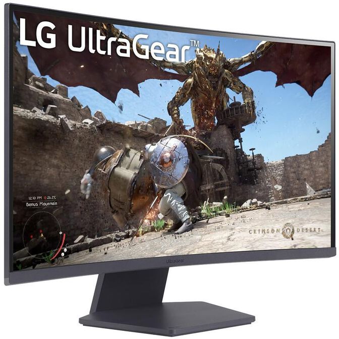 Monitor Curvo Gaming LG UltraGear 32" 32GS60QC-B VA WQHD 180Hz 1ms image number 3
