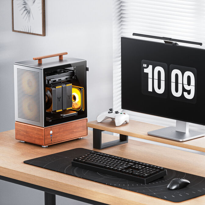 Caja Micro-ATX Jonsbo T7 Gris image number 1