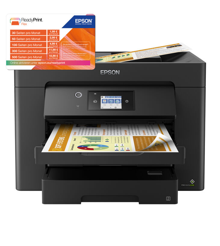 Multifuncional Epson WorkForce WF-7830DTWF A3 Wi-Fi image number 2