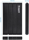 Caja Externa HDD Tooq 2.5" SATA (9,5mm) - USB 3.1 Gen 1 Negro image number null