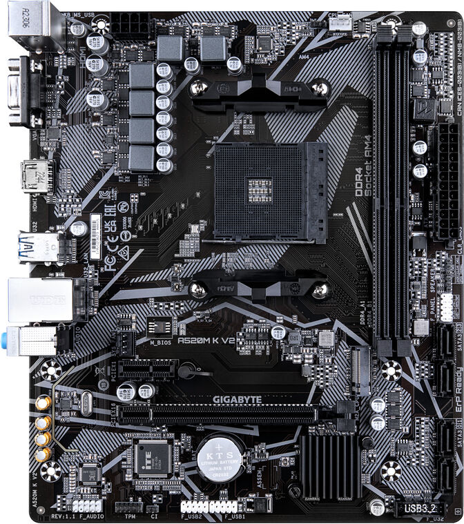 Placa Base Gigabyte A520M-K V2 image number 1