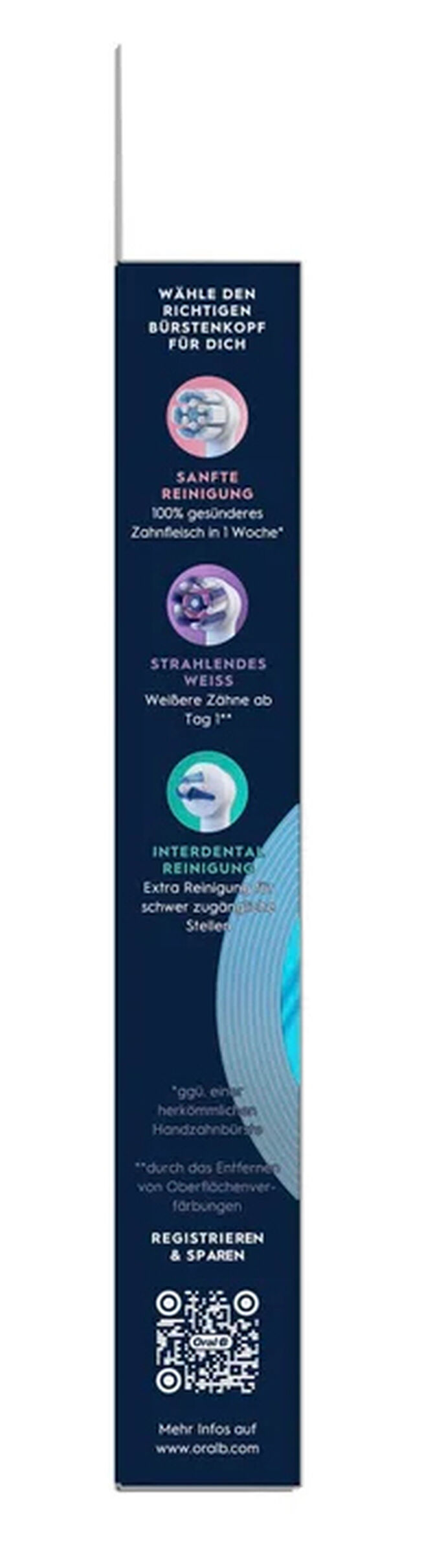 Recambios para Cepillo de Dientes El&eacute;ctrico Oral-B iO Ultimative Reinigung Pack 6 Unidades image number 3