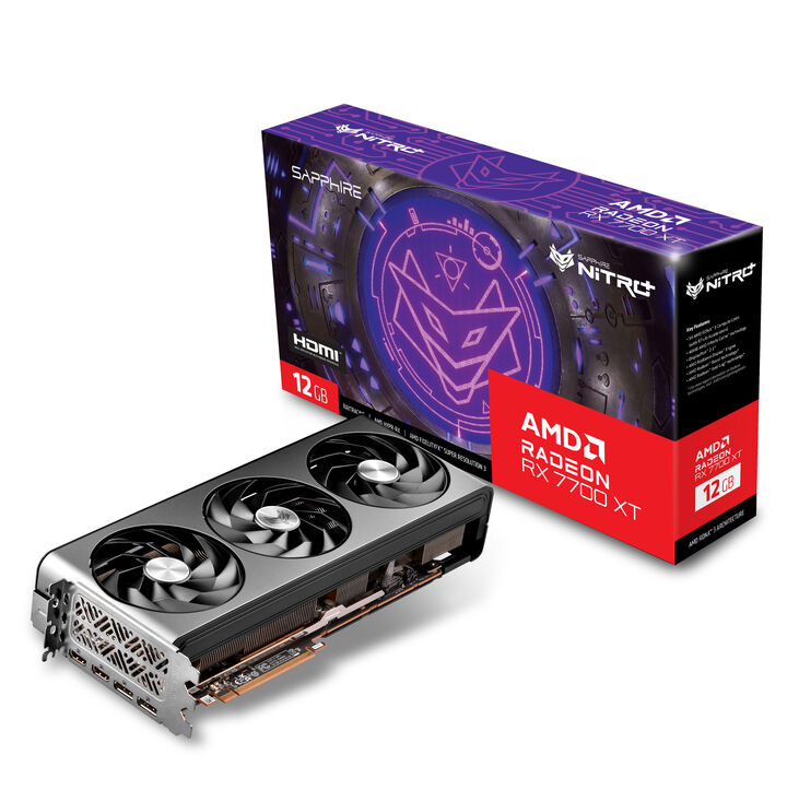 Tarjeta Gráfica Sapphire Radeon RX 7700 XT Nitro+ OC 12GB GDDR6 image number 5