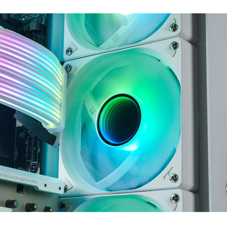 Ventilador Jonsbo SL-120 ARGB PWM Blanco - 120mm image number 4