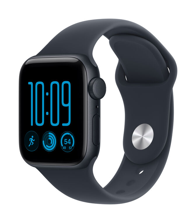 Smartwatch Apple Watch SE 3 GPS 40mm Midnight Aluminium Case with Navy Blue Sport Band - S/M image number 1