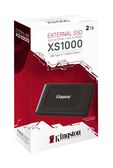 SSD Externo Kingston XS1000 2TB USB3.2 Gen2 Negro (1050/1000MB/s) image number null