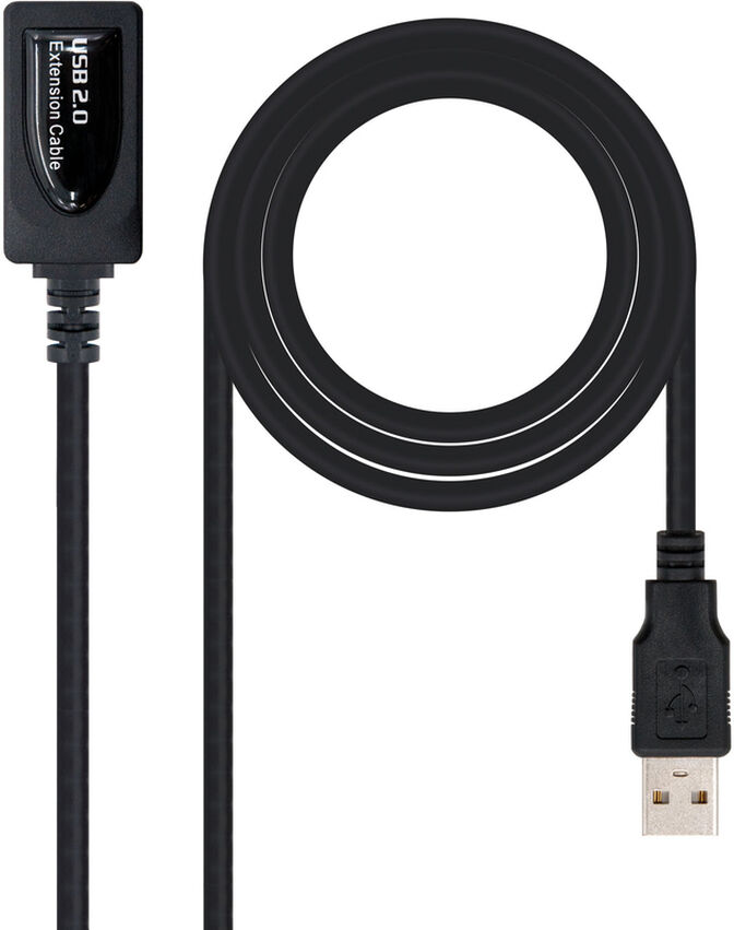 Cable USB 2.0 Nanocable Prolongador c/ Amplificador USB-A M/F 5 M image number 0
