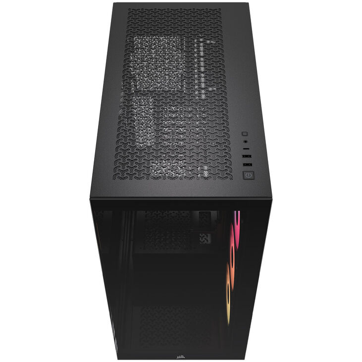 Torre E-ATX Corsair 3500X RSR ARGB Negro Cristal Templado image number 3