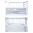 Caja Micro-ATX Lian Li O11 Vision-M Blanco image number null