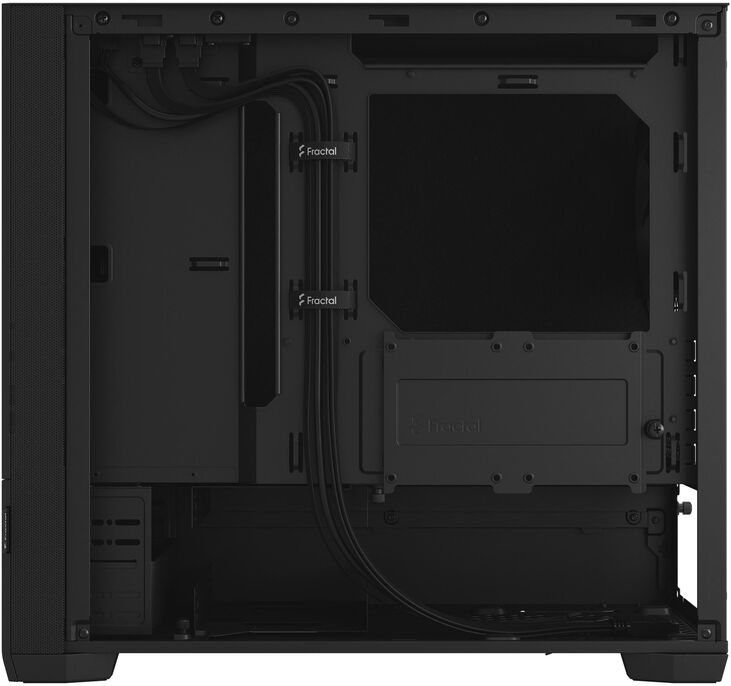 Torre Micro-ATX Fractal Design Pop Mini Silent Black Solid image number 5