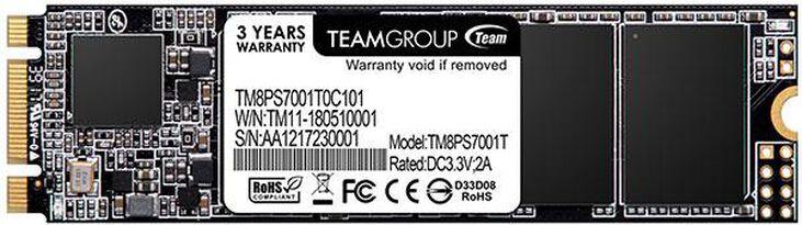SSD Team Group MS30 1TB M.2 2280 SATA (530/480MB/s) image number 0