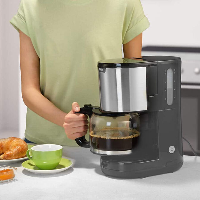 Cafetera de Goteo Braun PurShine KF 1500 Negro/Inox image number 4