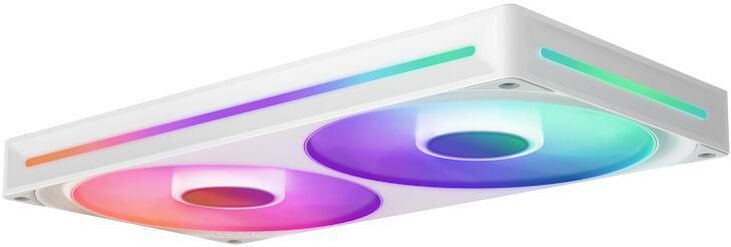 Ventilador NZXT F280 RGB Core Single-Frame Blancas - Duplo Ventílador 140mm (280mm) image number 2