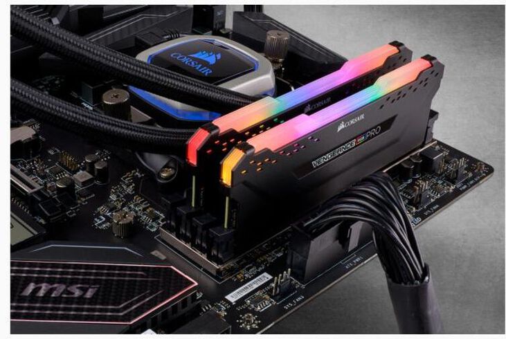 Corsair Kit 32GB (2 x 16GB) DDR4 3200MHz Vengeance RGB Pro CL16 image number 3