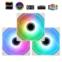 Ventilador Thermalright TL-C12W-S V3 ARGB PWM Blanco 120mm (Pack 3)