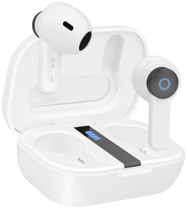 Auriculares Inalámbricos Bluetooth Tooq BENDER Blanco image number 0