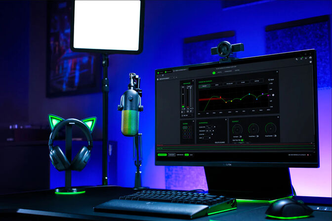 Micr&oacute;fono Razer Seiren V3 Chroma Negro image number 2