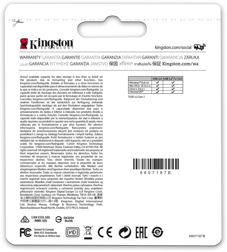 Pen Kingston DataTraveler Micro 64GB USB3.2 Gen 1 image number 4