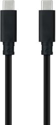 Cable USB 3.2 Gen2x2 Nanocable 20Gbps 5A/100W 4K/60HZ USB-C M/M 2 M Negro image number null