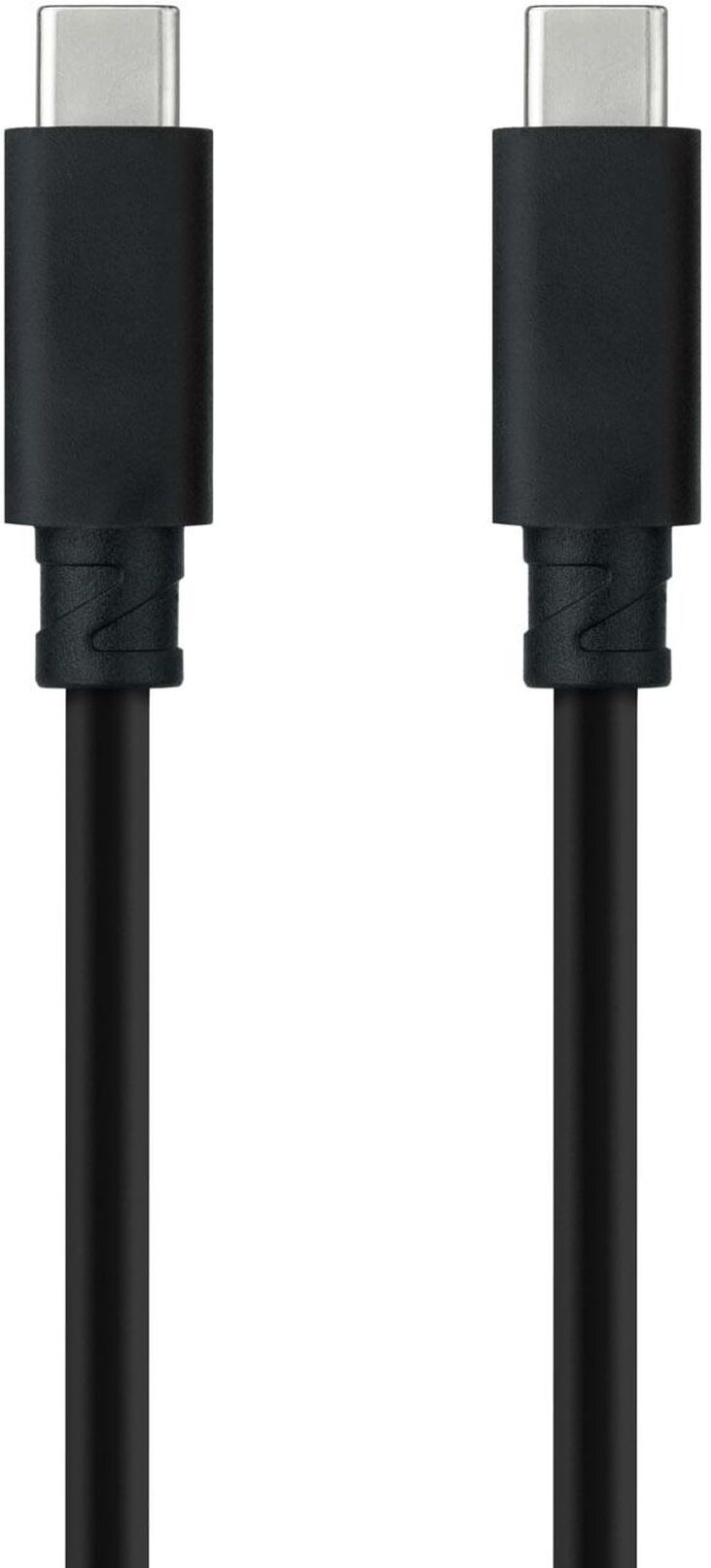 Cable USB 3.2 Gen2x2 Nanocable 20Gbps 5A/100W 4K/60HZ USB-C M/M 2 M Negro image number 1