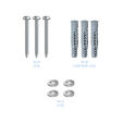 Soporte de Pared Tooq Tilt e GiRat&oacute;nrio 3 Pivots 13" a 27" Max. 15kg Negro image number null