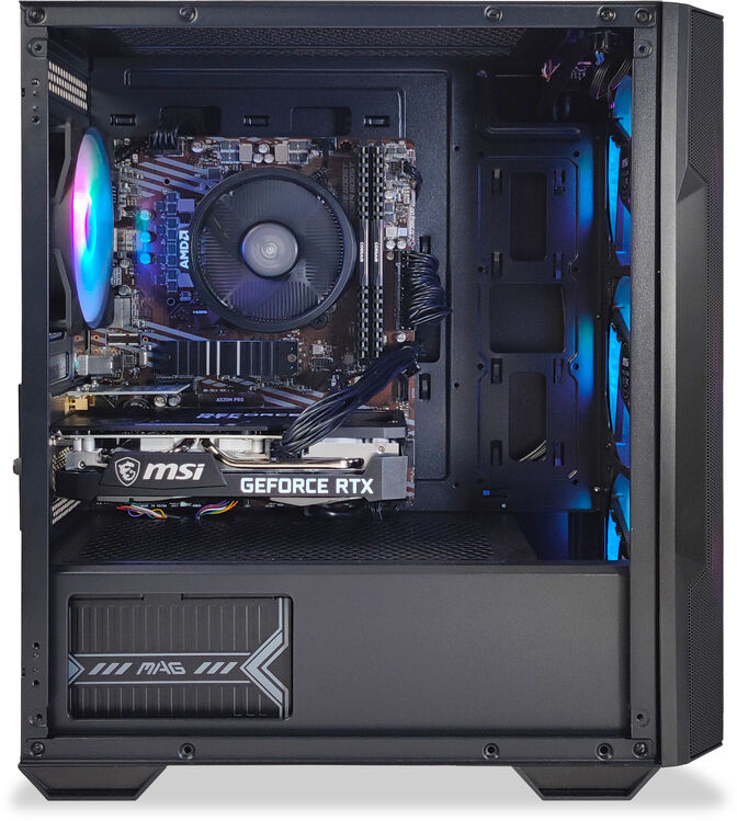 Ordenador King Mod Gamer-PC Powered by MSI Ryzen 5 5500 16GB DDR4 500GB RTX 3050 8GB WIFI W11 image number 3