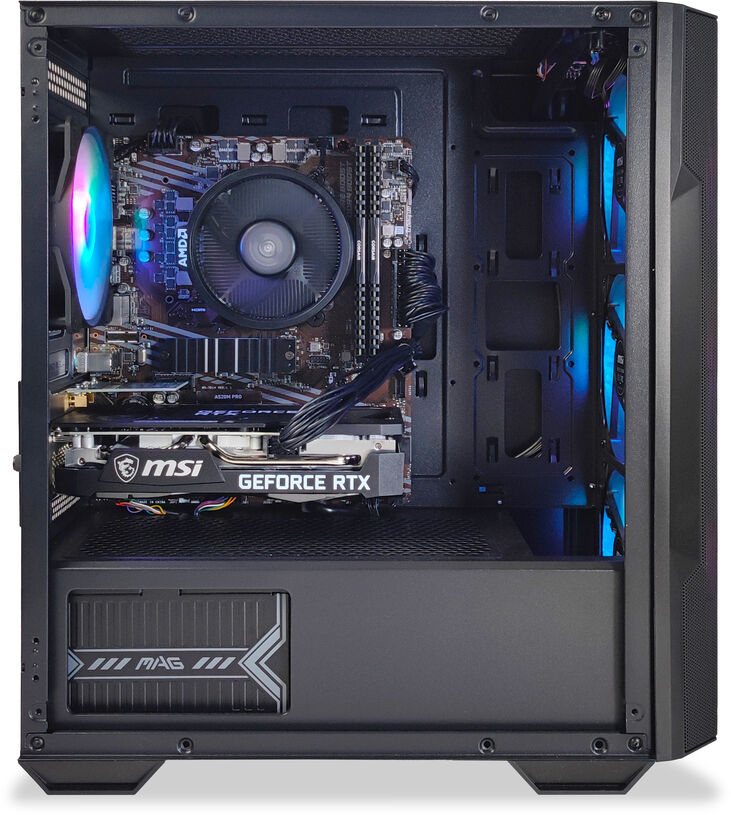 Ordenador King Mod Gamer-PC Powered by MSI Ryzen 5 5500 16GB DDR4 500GB RTX 3050 8GB WIFI W11 image number 3