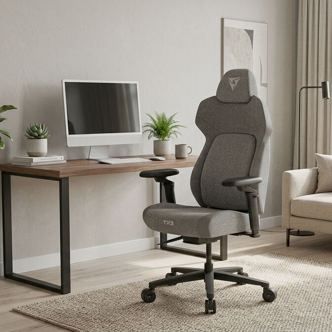 Silla Gaming TX3 (ThunderX3) CORE 360 - Loft Air Gris Claro image number 9