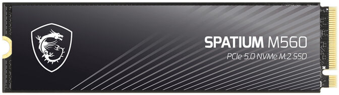 SSD MSI SPATIUM M560 1TB Gen5 M.2 NVMe (10200/8400MB/s) image number 1