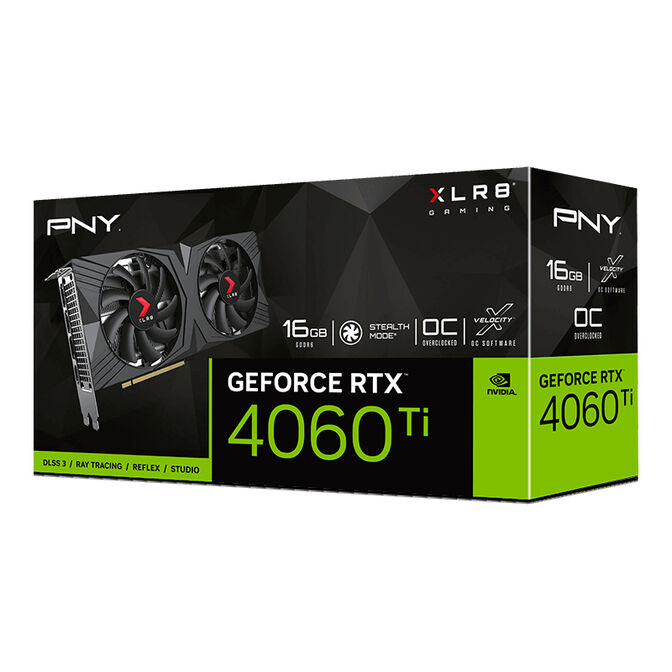 Tarjeta Gr&aacute;fica PNY GeForce&reg; RTX 4060 Ti XLR8 VERTO OC Dual Fan 16GB GDDR6 DLSS3 image number 9
