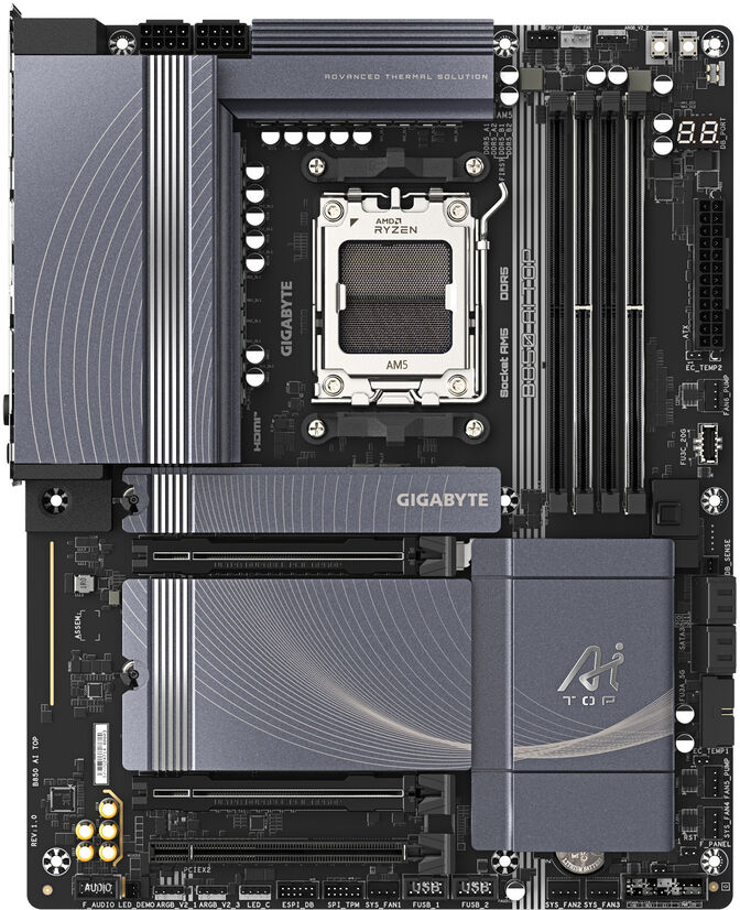 Placa Base Gigabyte B850 AI TOP image number 1