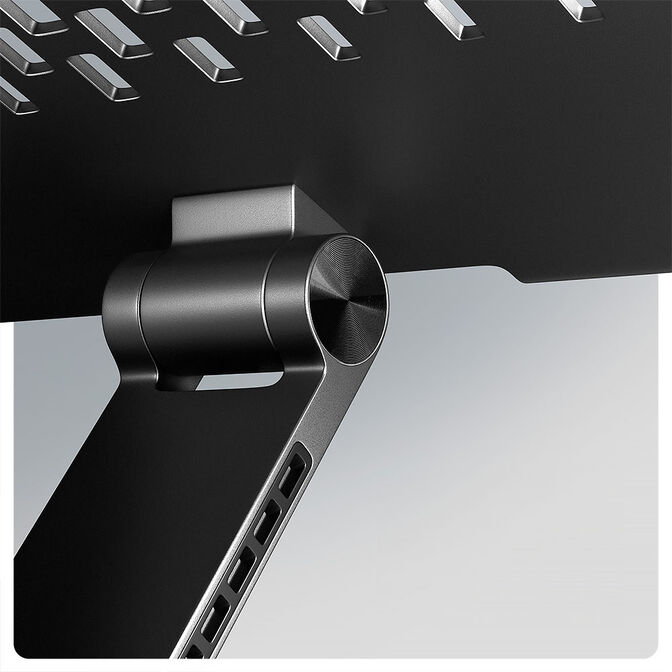 Soporte Elevat&oacute;rio Rotativo AXAGON STND-LRB  para Port&aacute;tiles Ajustable Aluminio Negro image number 6