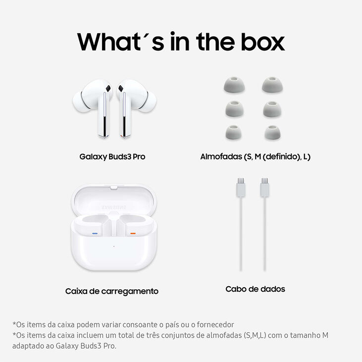 Earbuds Samsung Galaxy Buds 3 Pro Bluetooth Blanco image number 5