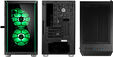 Caja Micro-ATX Kolink Citadel Glass SE ARGB Vidrio Templado Negro image number null