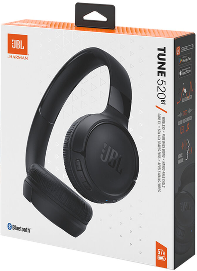 JBL Headphones Tune 520BT - Negro image number 2